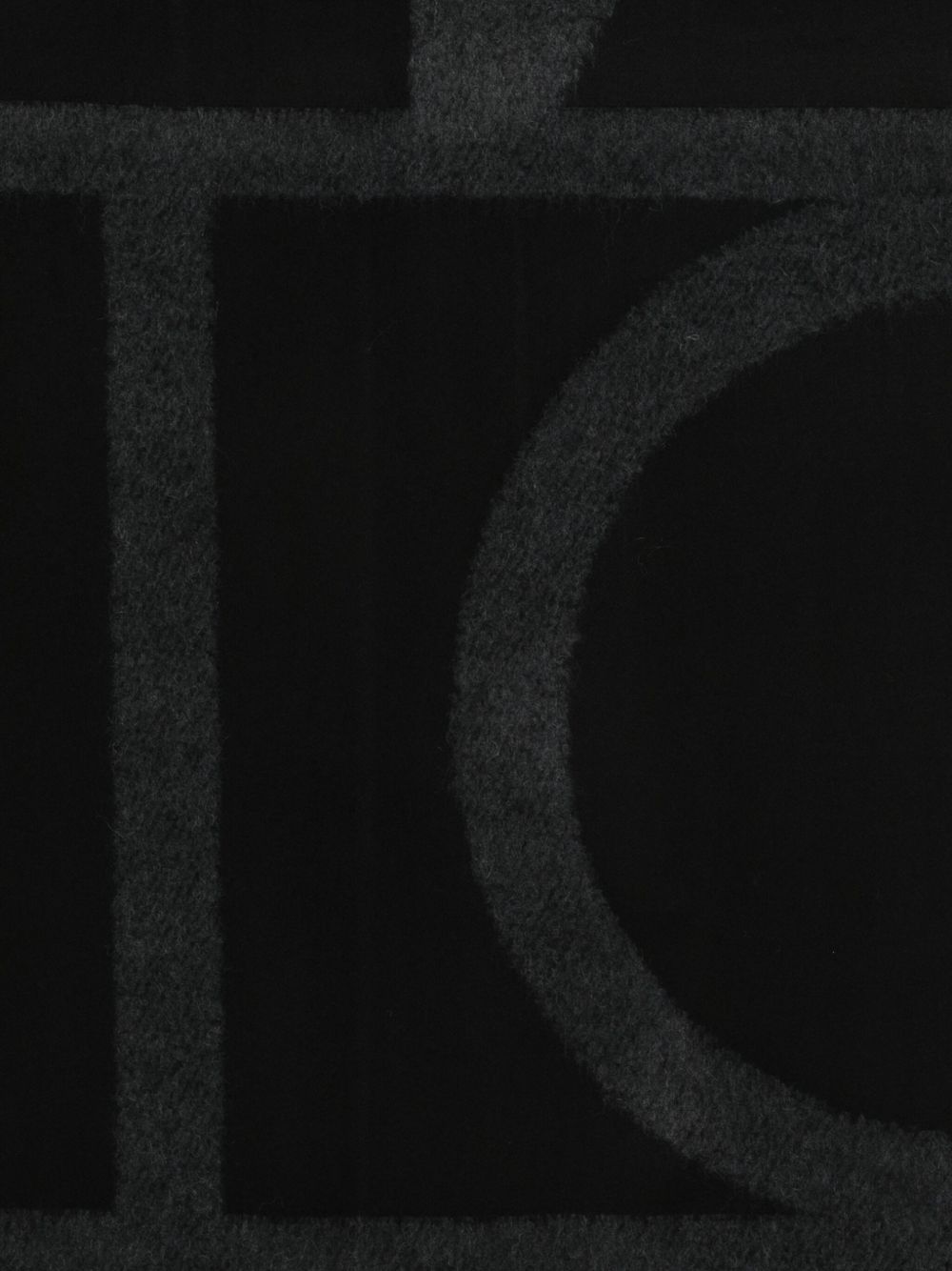 TOTEME MAIN Scarfs Black Rws Wool