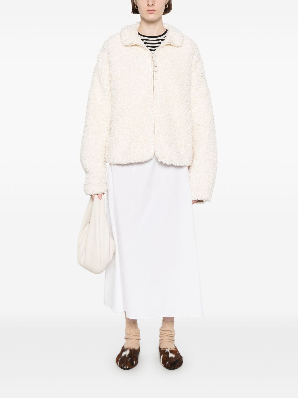Jil Sander Plus Jackets White