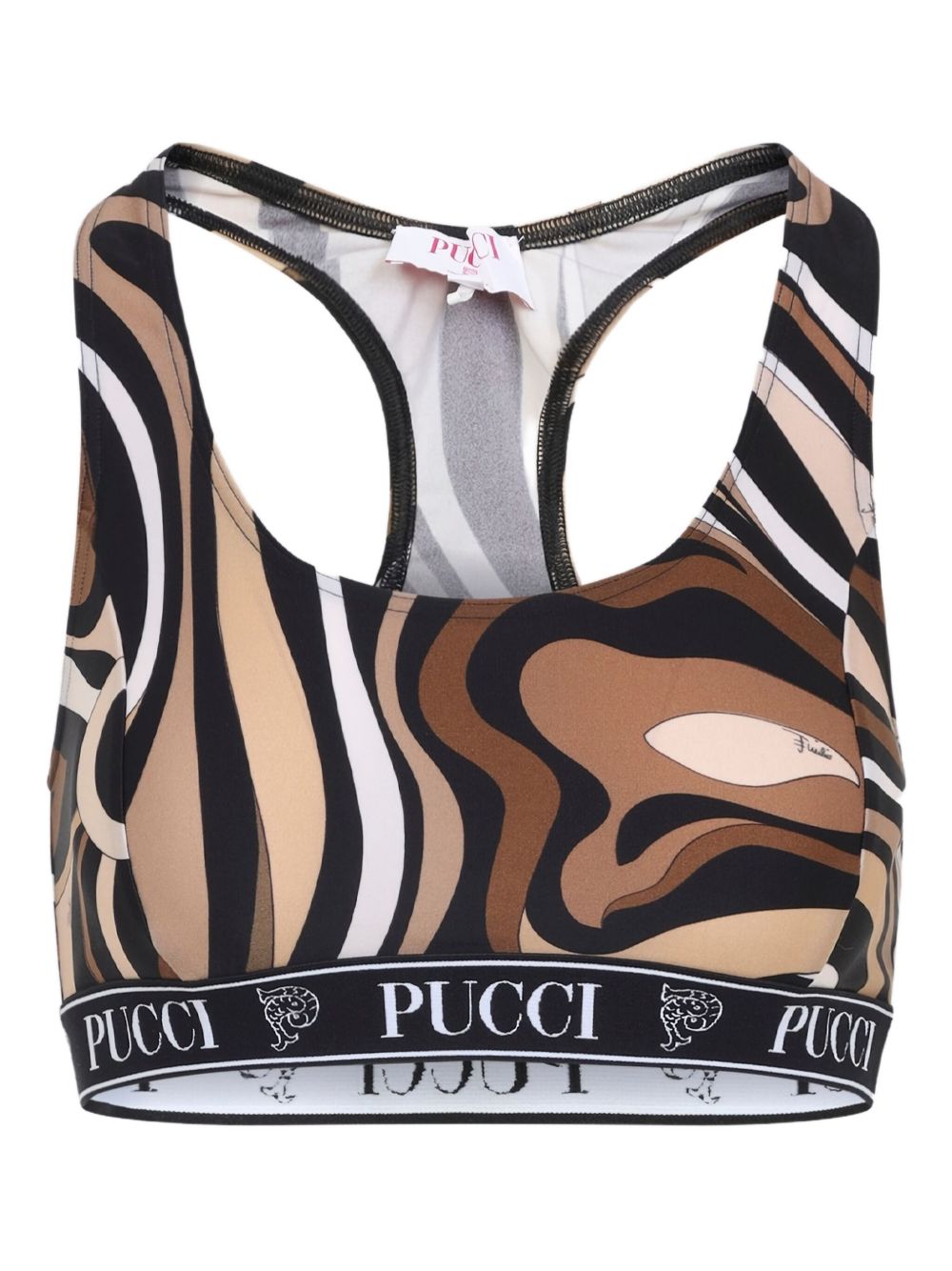 Pucci Top Black Polyamide