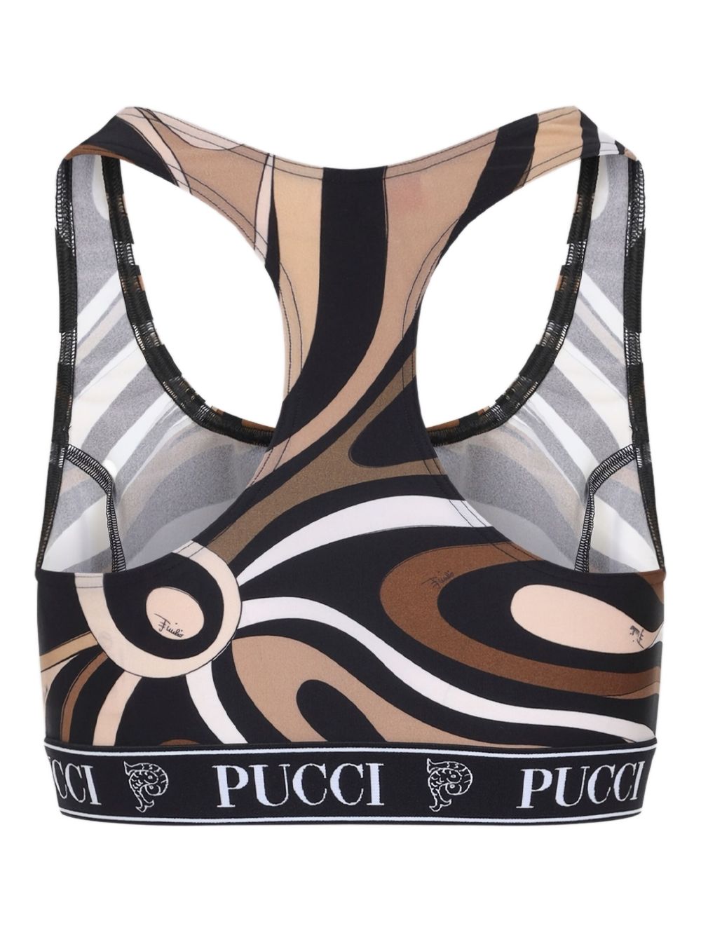 Pucci Top Black Polyamide