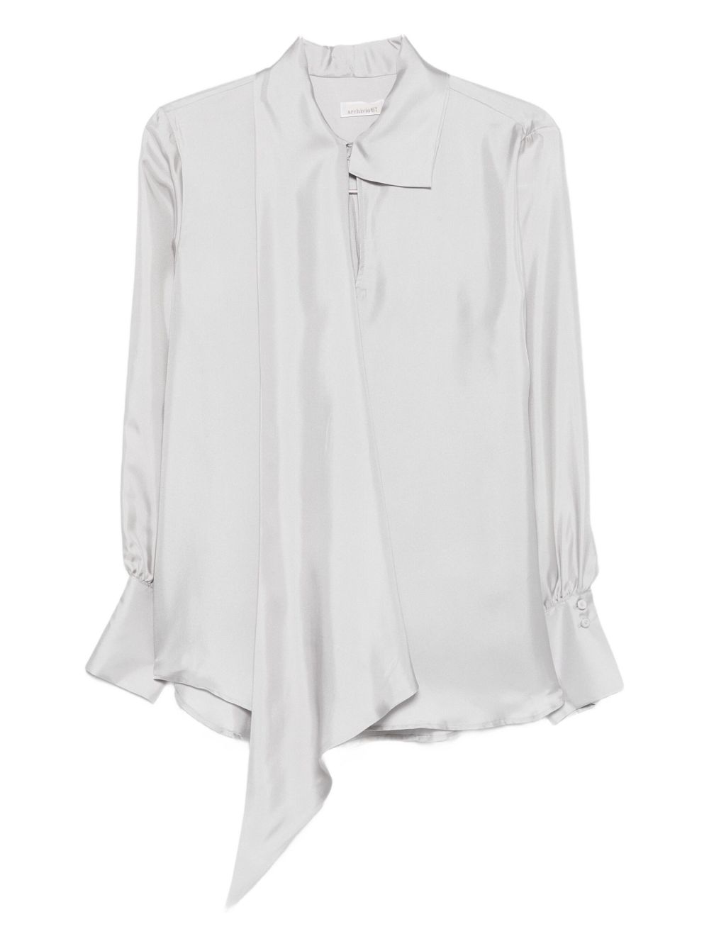 Archivio 67 Shirts Light Grey Fabric