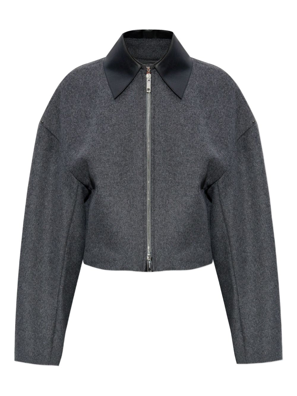 Sportmax Jackets Grey Wool