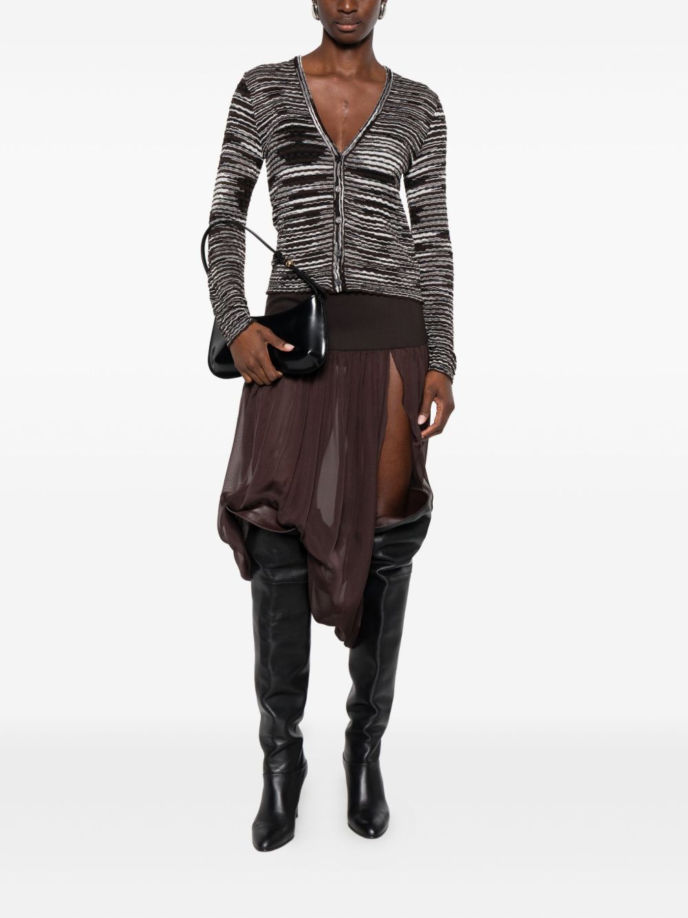 Missoni Sweaters Brown Fabric