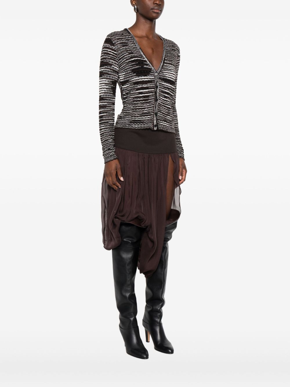 Missoni Sweaters Brown Fabric