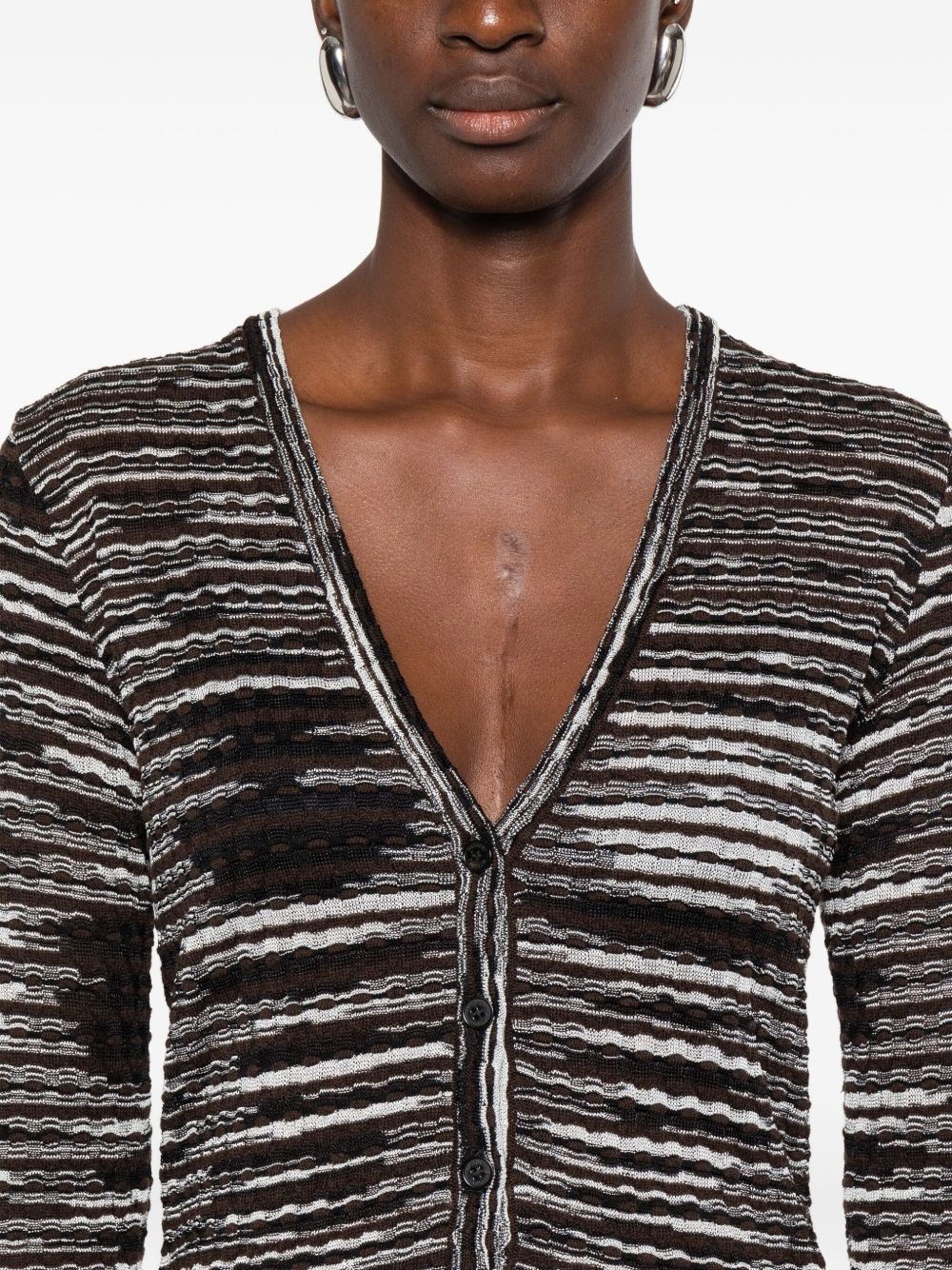 Missoni Sweaters Brown Fabric