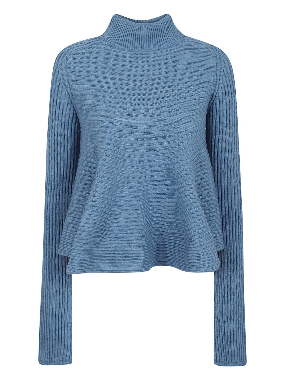Sportmax Sweaters Clear Blue Wool