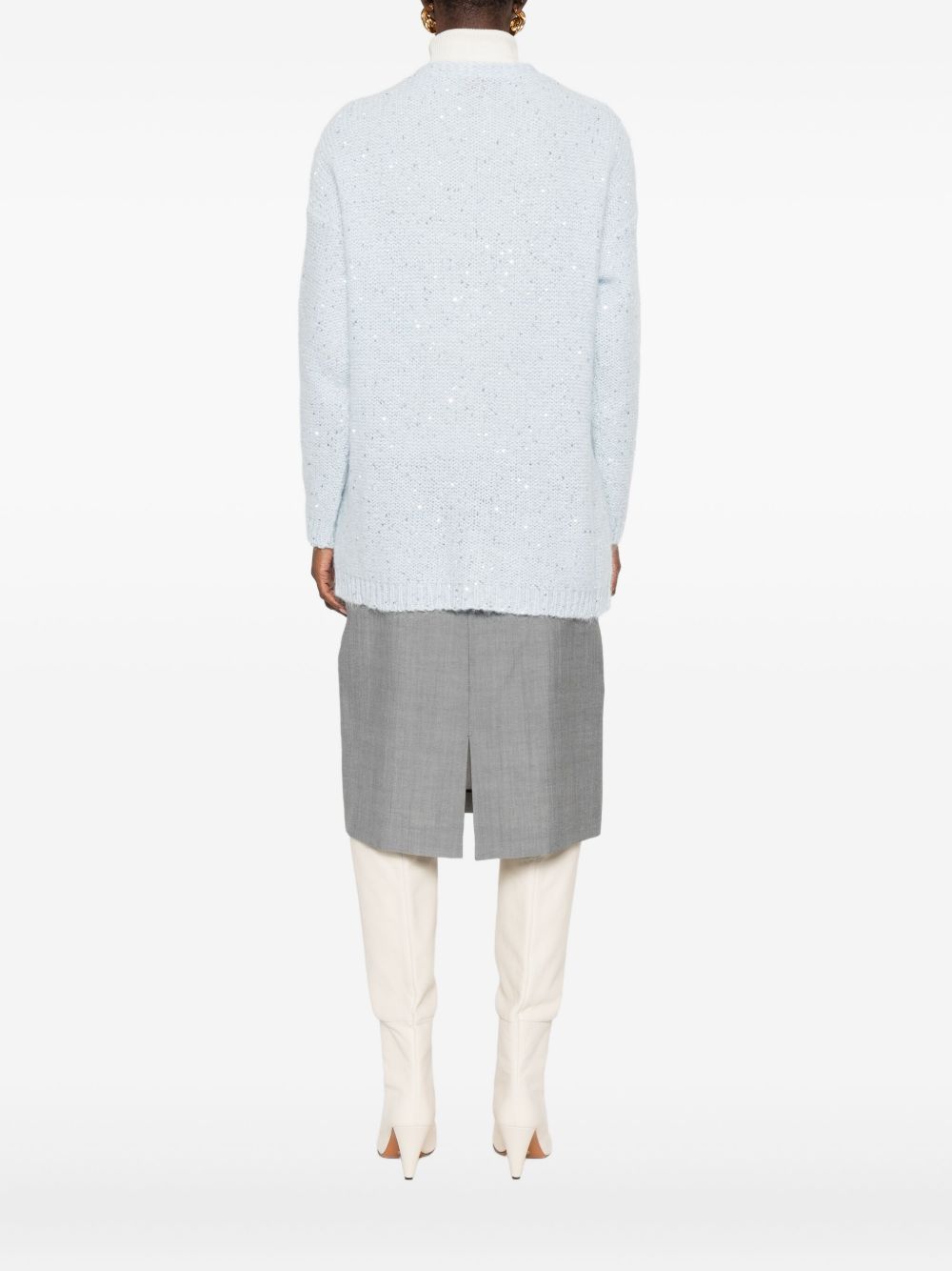 Ermanno Firenze Sweaters Clear Blue