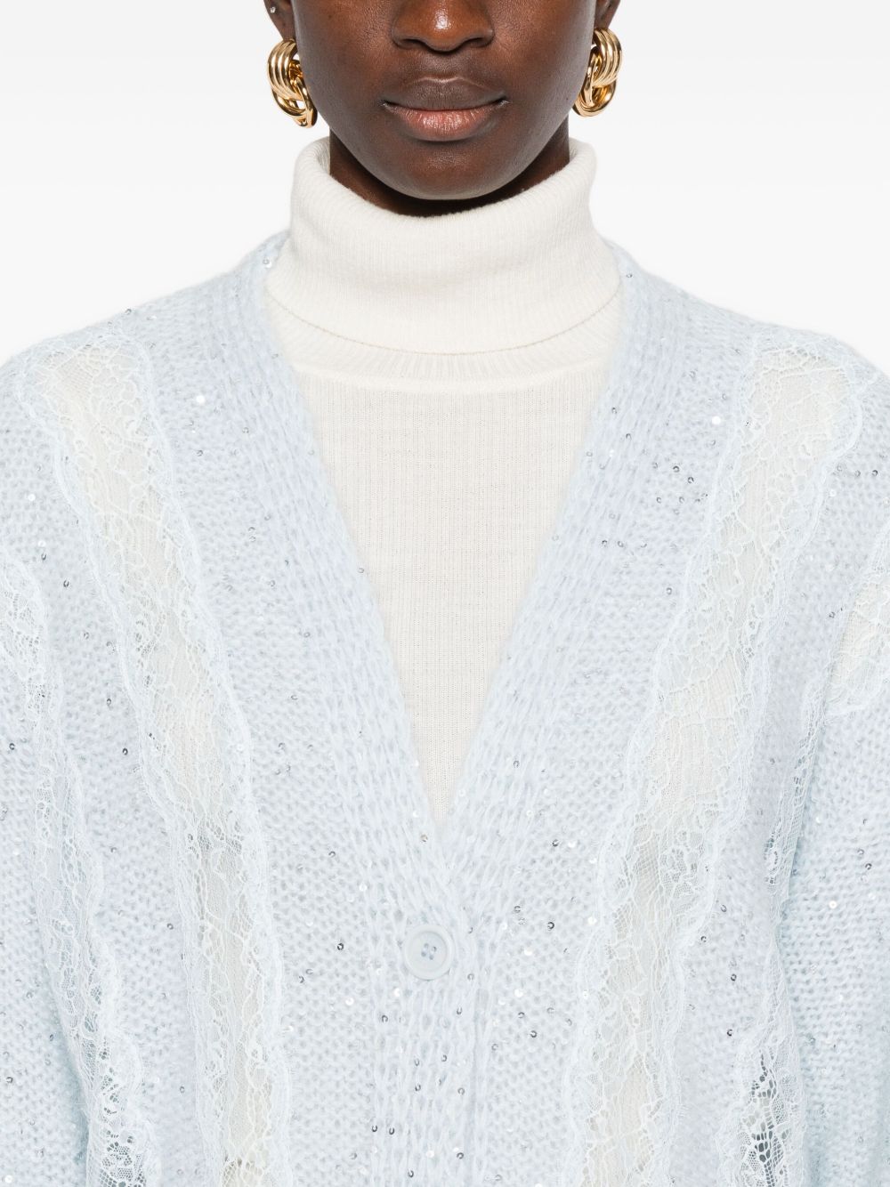 Ermanno Firenze Sweaters Clear Blue