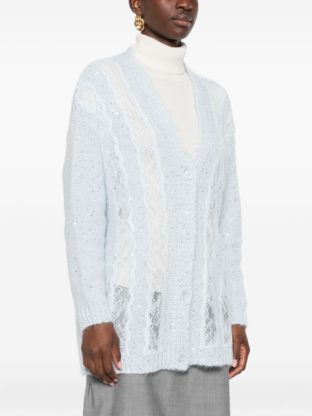 Ermanno Firenze Sweaters Clear Blue