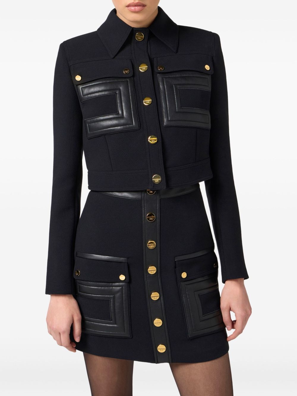 Elisabetta Franchi Jackets Black Plviea