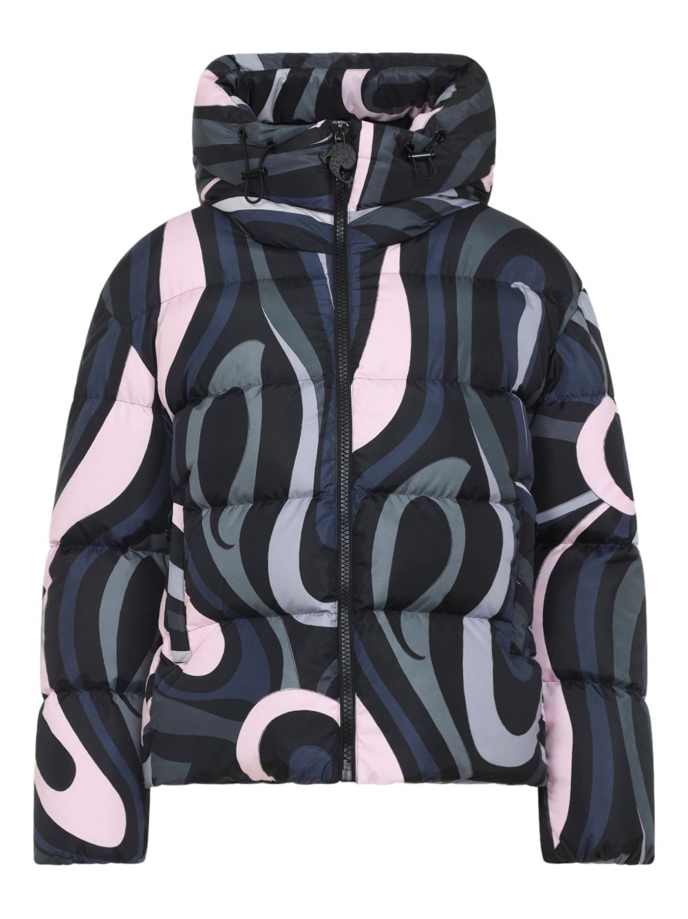Pucci Coats Black Polyamide