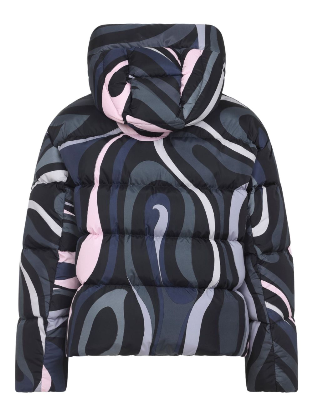 Pucci Coats Black Polyamide