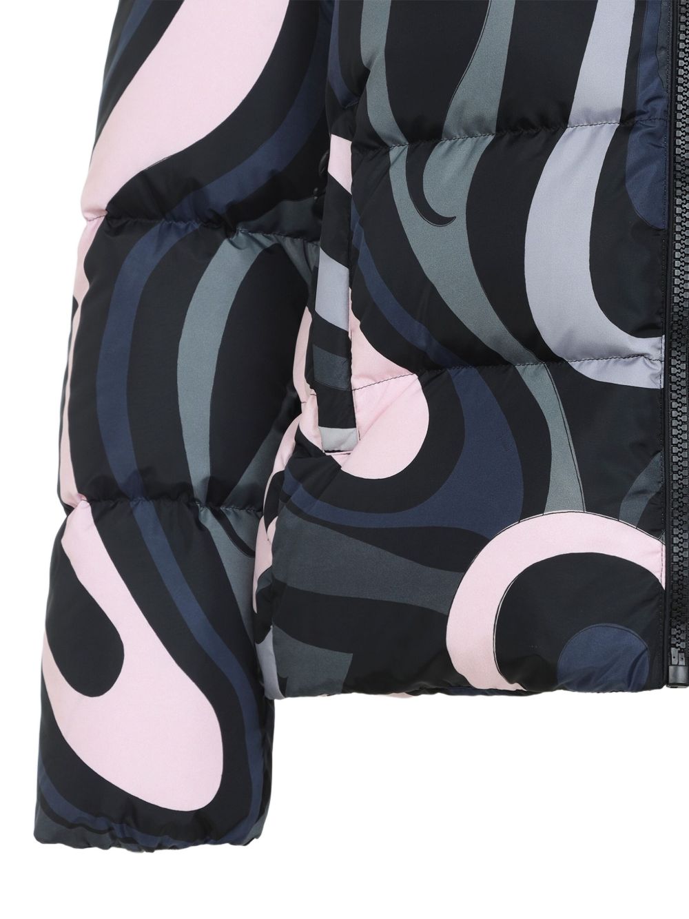 Pucci Coats Black Polyamide