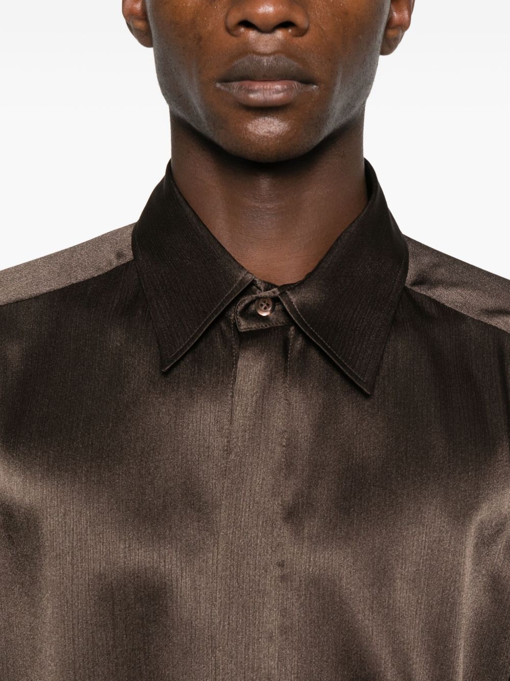 Emporio Armani Shirts Marrone