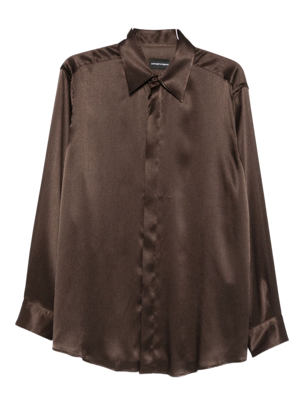 Emporio Armani Shirts Marrone