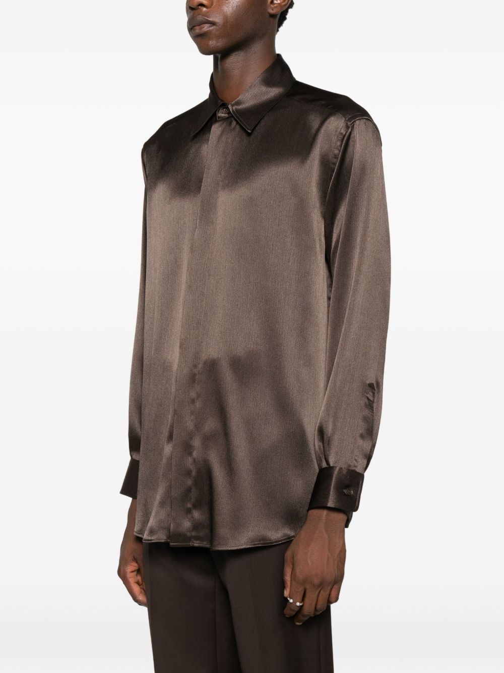 Emporio Armani Shirts Marrone