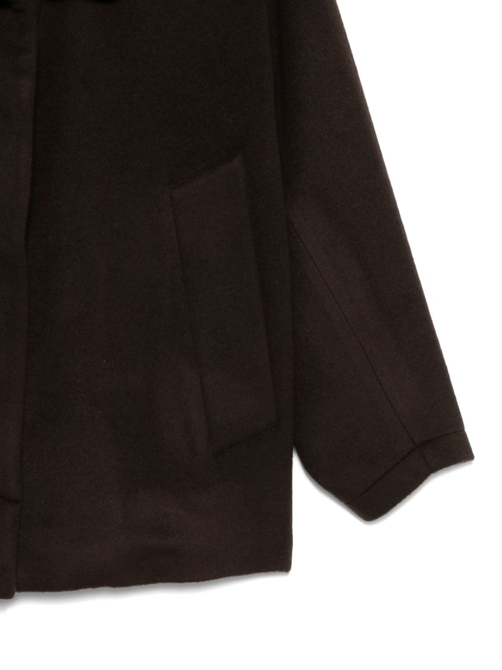 Alysi Jackets Brown Wool