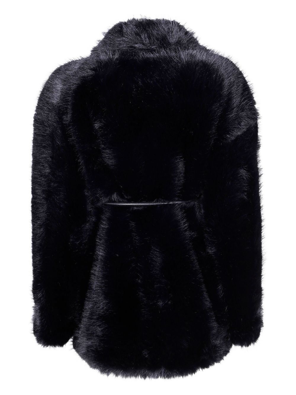 Sportmax Coats Black Poliestere