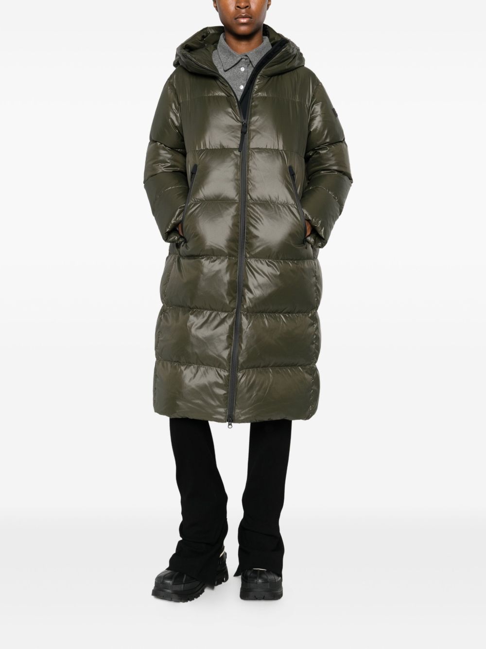 Peuterey Coats Green Polyamide