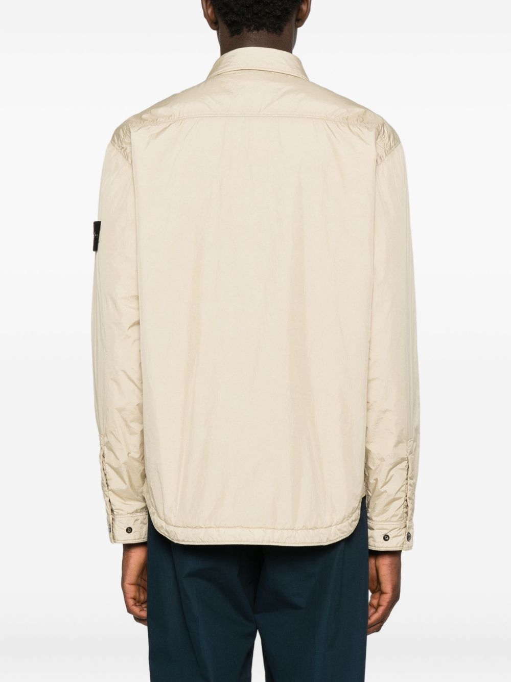 Stone Island Coats Beige Polyamide