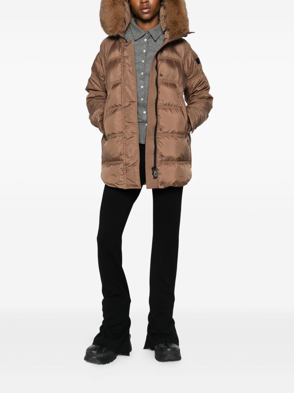 Peuterey Coats Brown Polyester