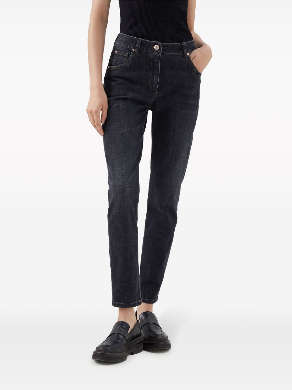 Brunello Cucinelli Jeans Grigio Scuro