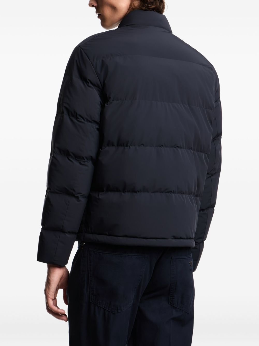 Emporio Armani Coats Blu Polyamide