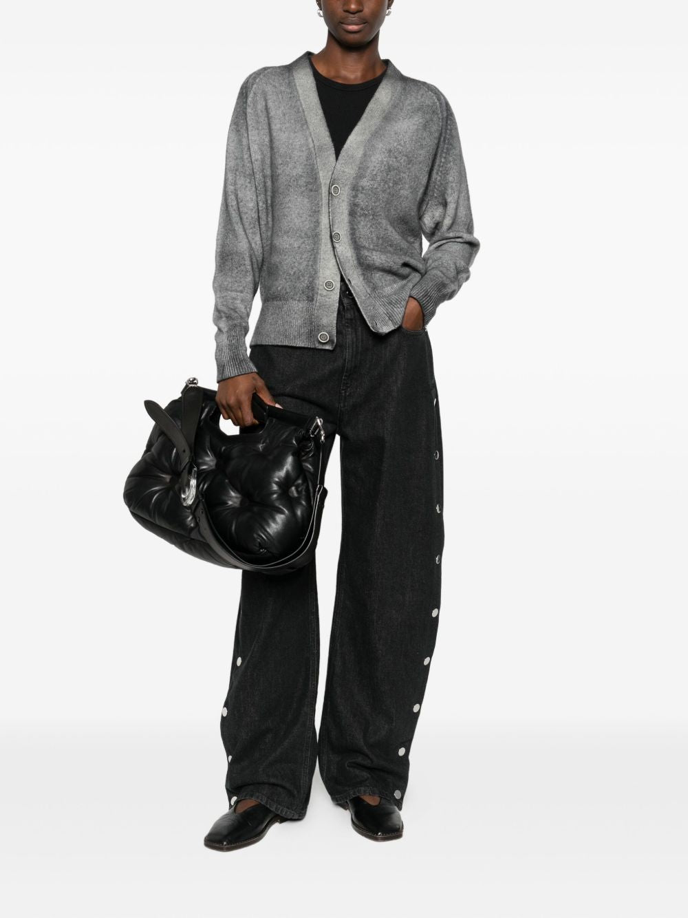 Avant Toi Sweaters Grey Silk