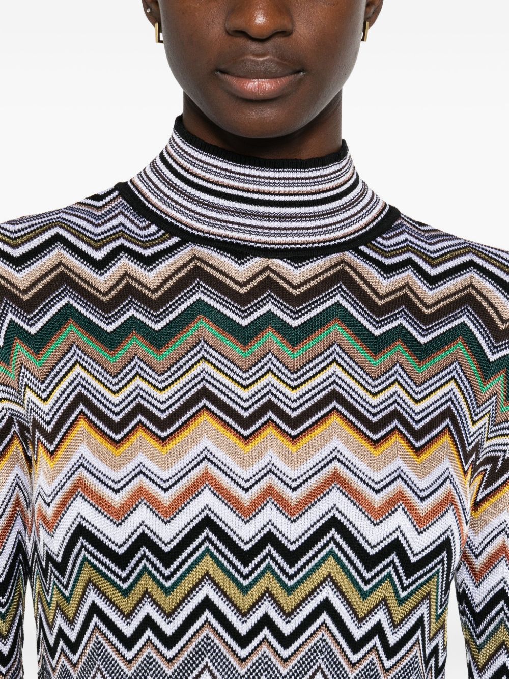 Missoni Dresses Brown Viscose