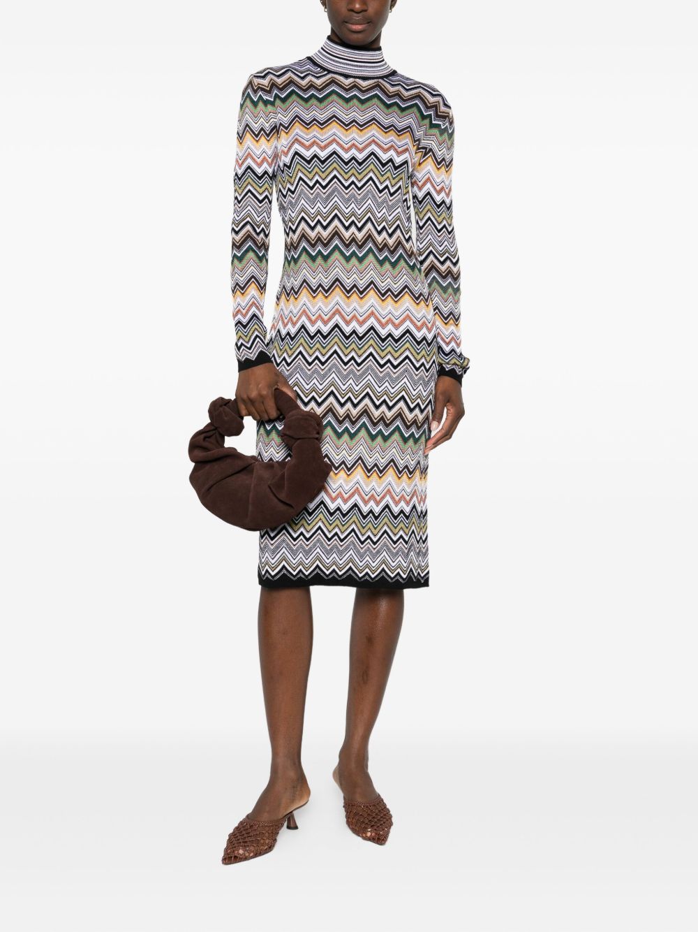 Missoni Dresses Brown Viscose