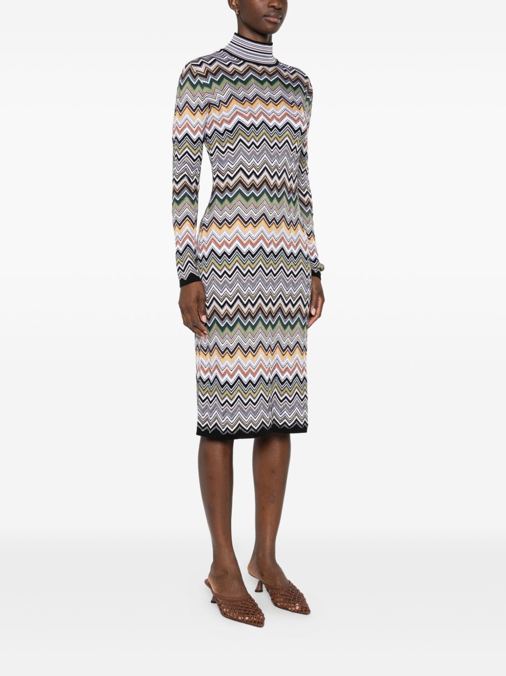 Missoni Dresses Brown Viscose