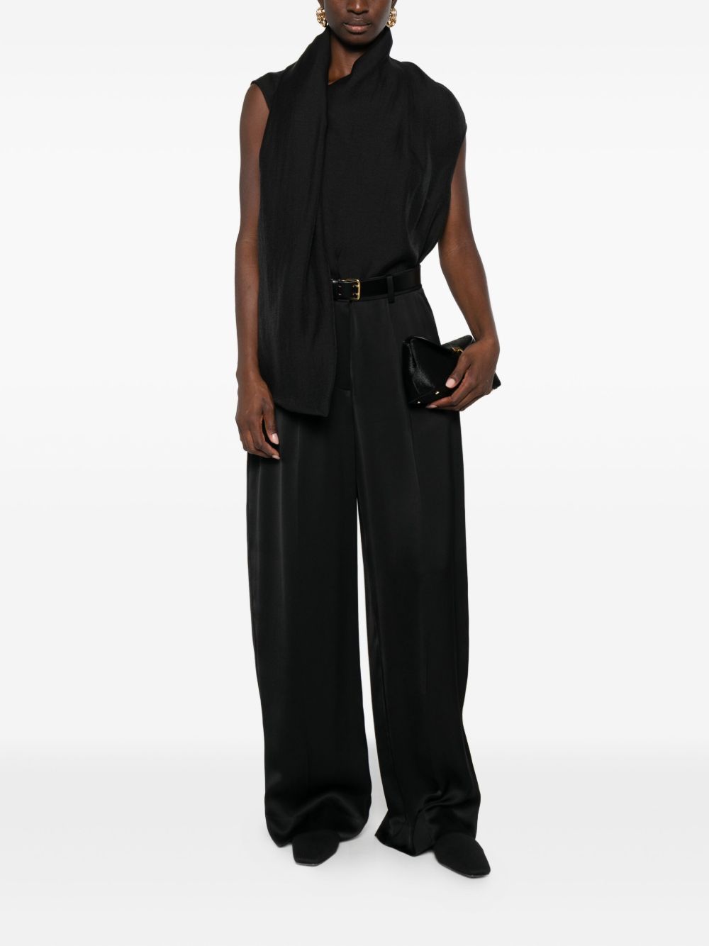 TOTEME MAIN Top Black Lyocell