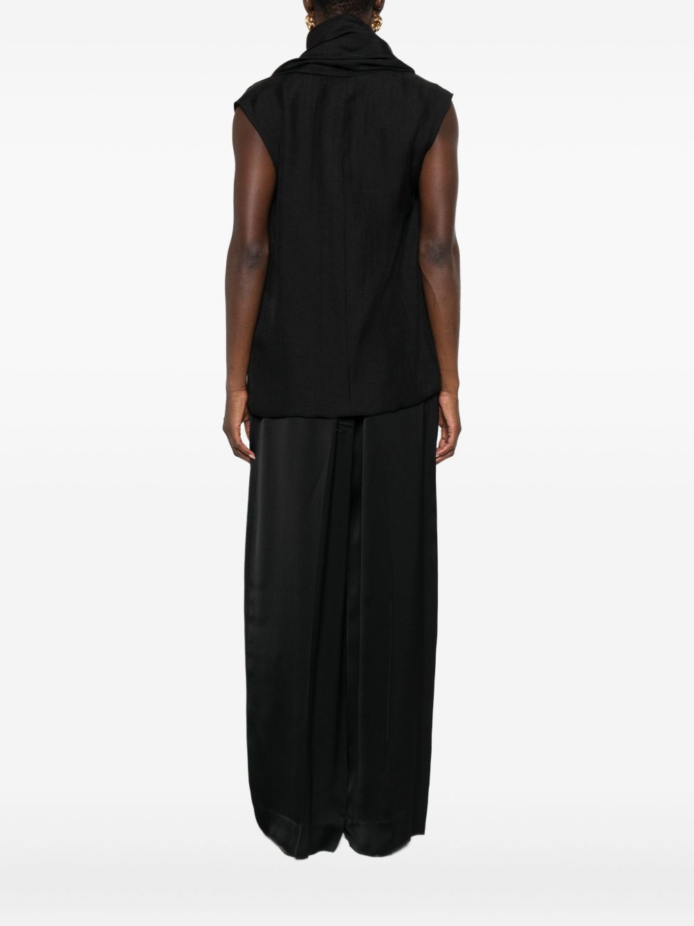 TOTEME MAIN Top Black Lyocell