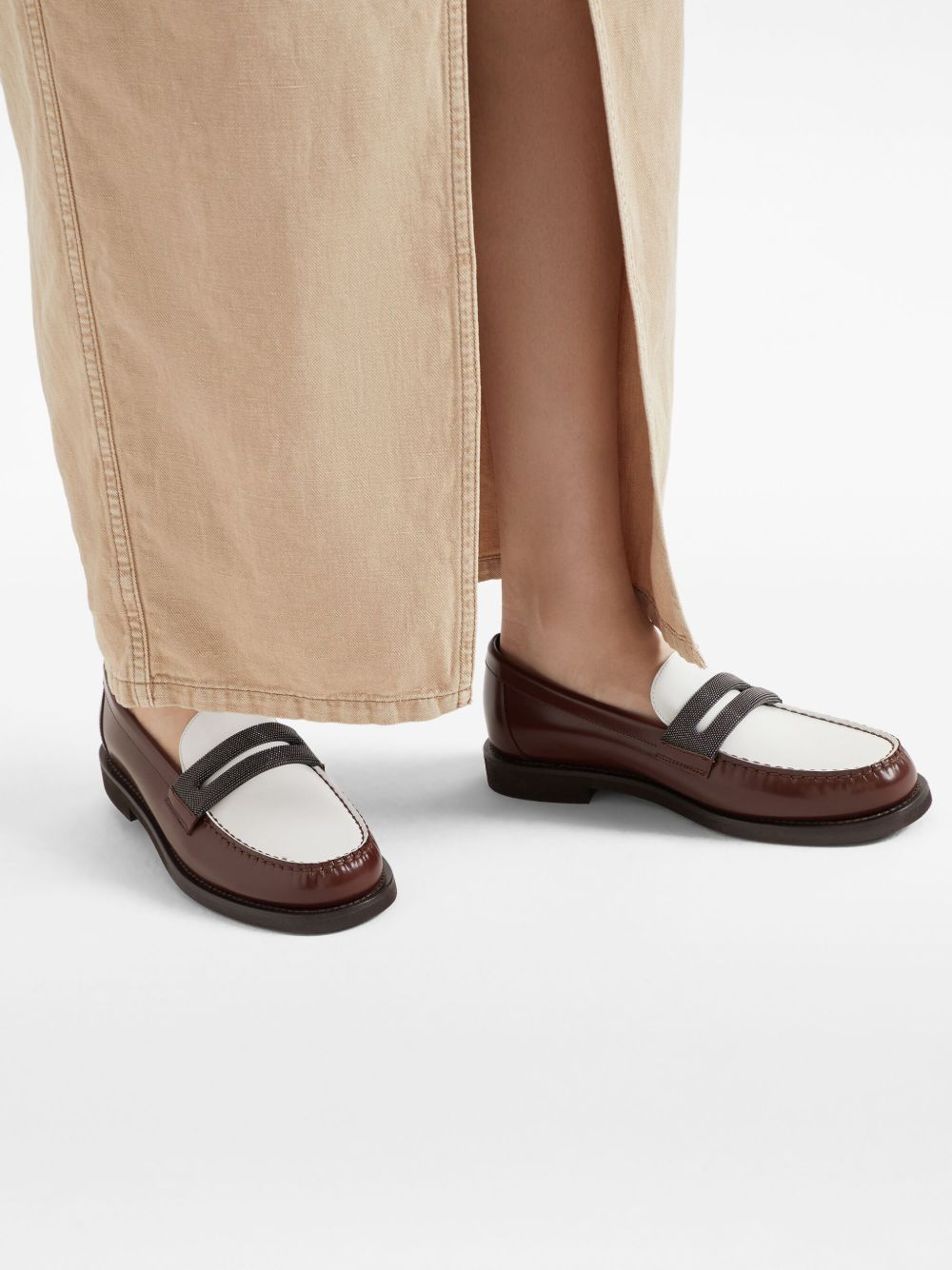 Brunello Cucinelli Flat Shoes Marrone