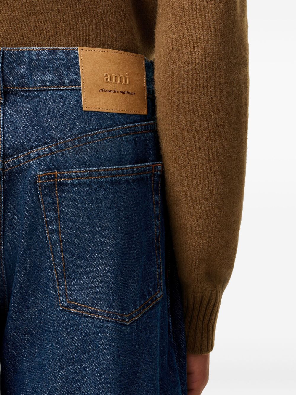Ami Paris Jeans Blue Cotton