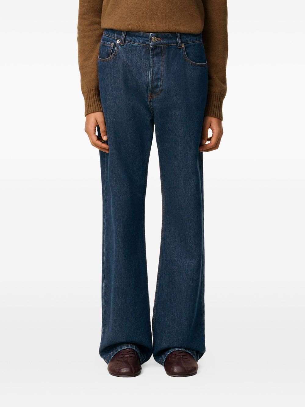 Ami Paris Jeans Blue Cotton