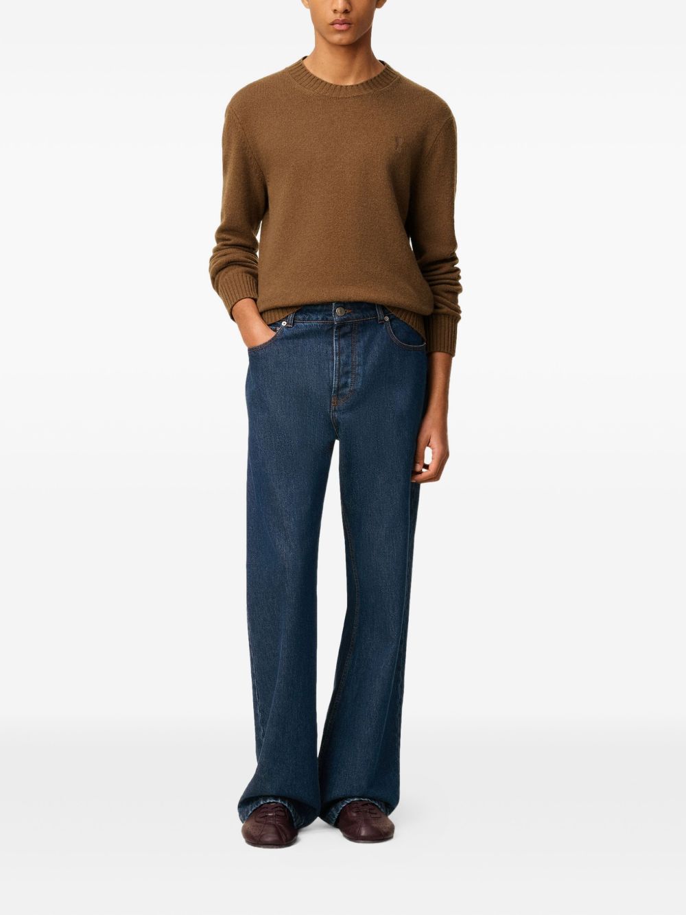 Ami Paris Jeans Blue Cotton