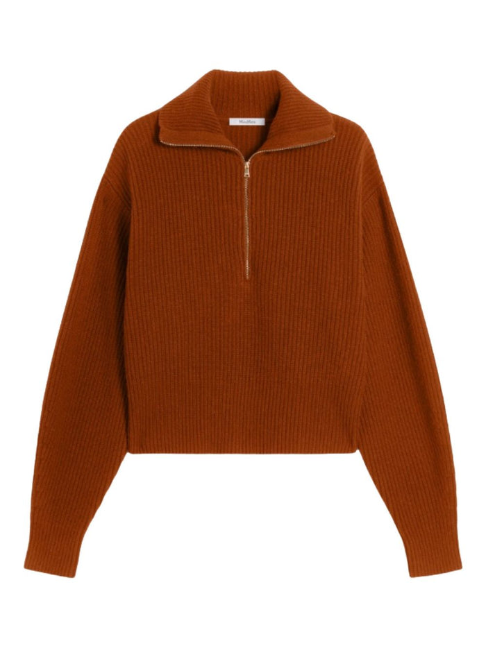 Max Mara T-Shirts And Polos Brown Wool
