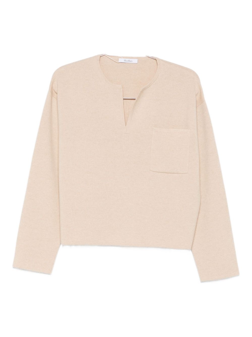Max Mara Sweaters Beige Wool
