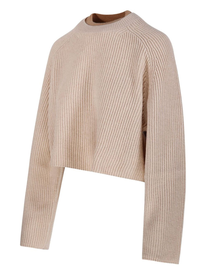 Max Mara Sweaters Beige Wool