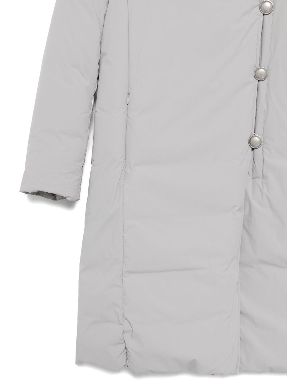 Emporio Armani Coats Argento Polyamide