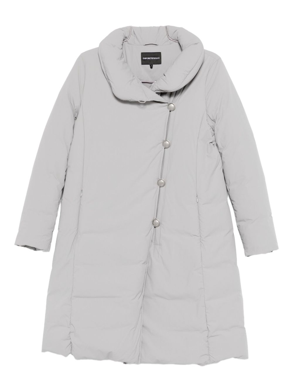Emporio Armani Coats Argento Polyamide