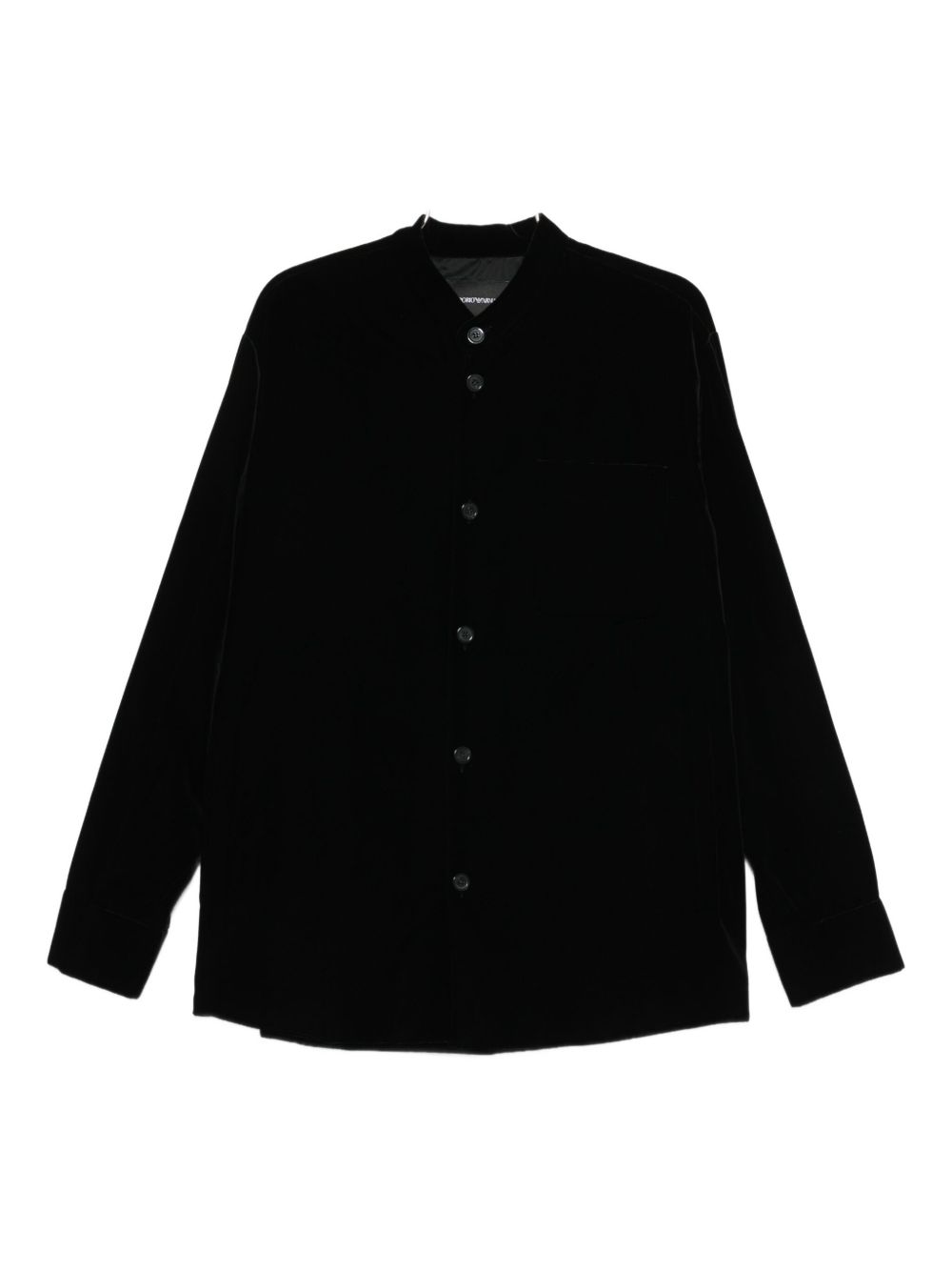 Emporio Armani Capsule Shirts Nero Cupro