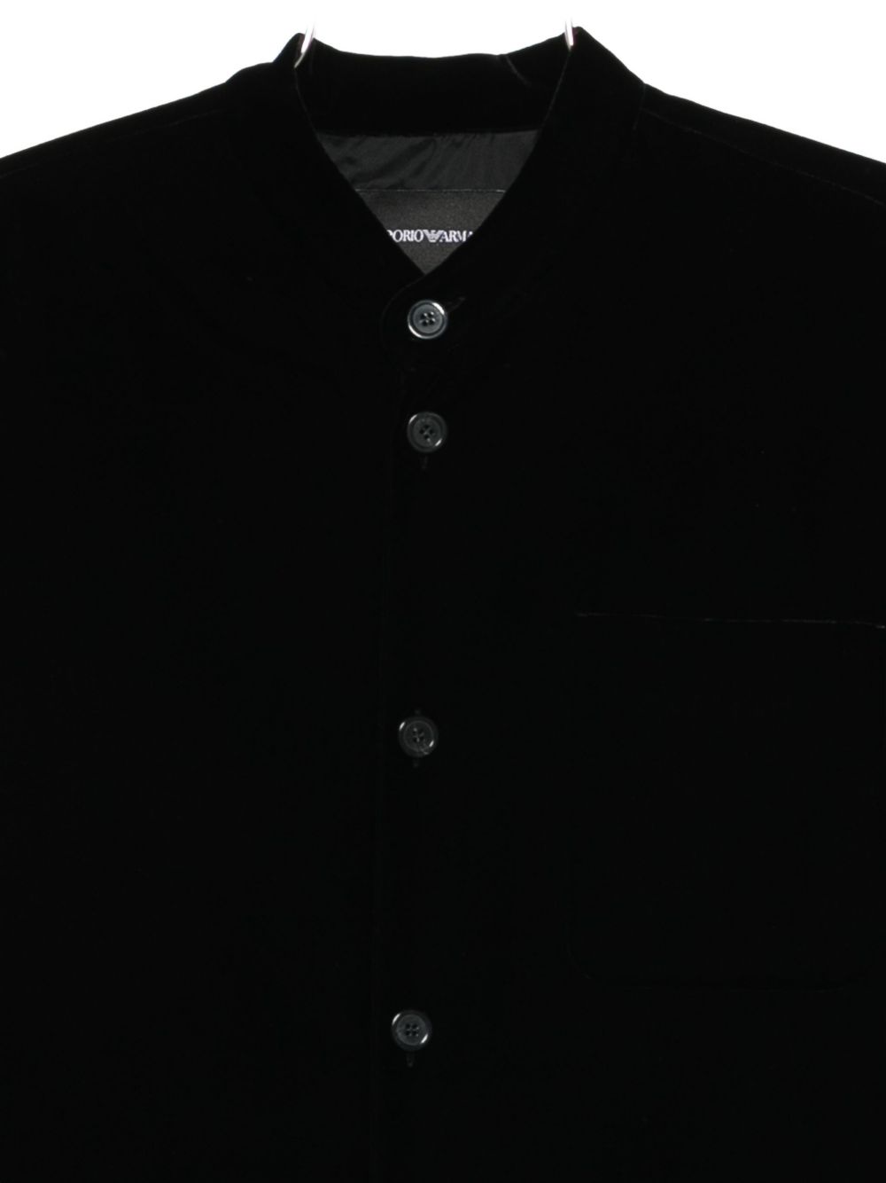 Emporio Armani Capsule Shirts Nero Cupro