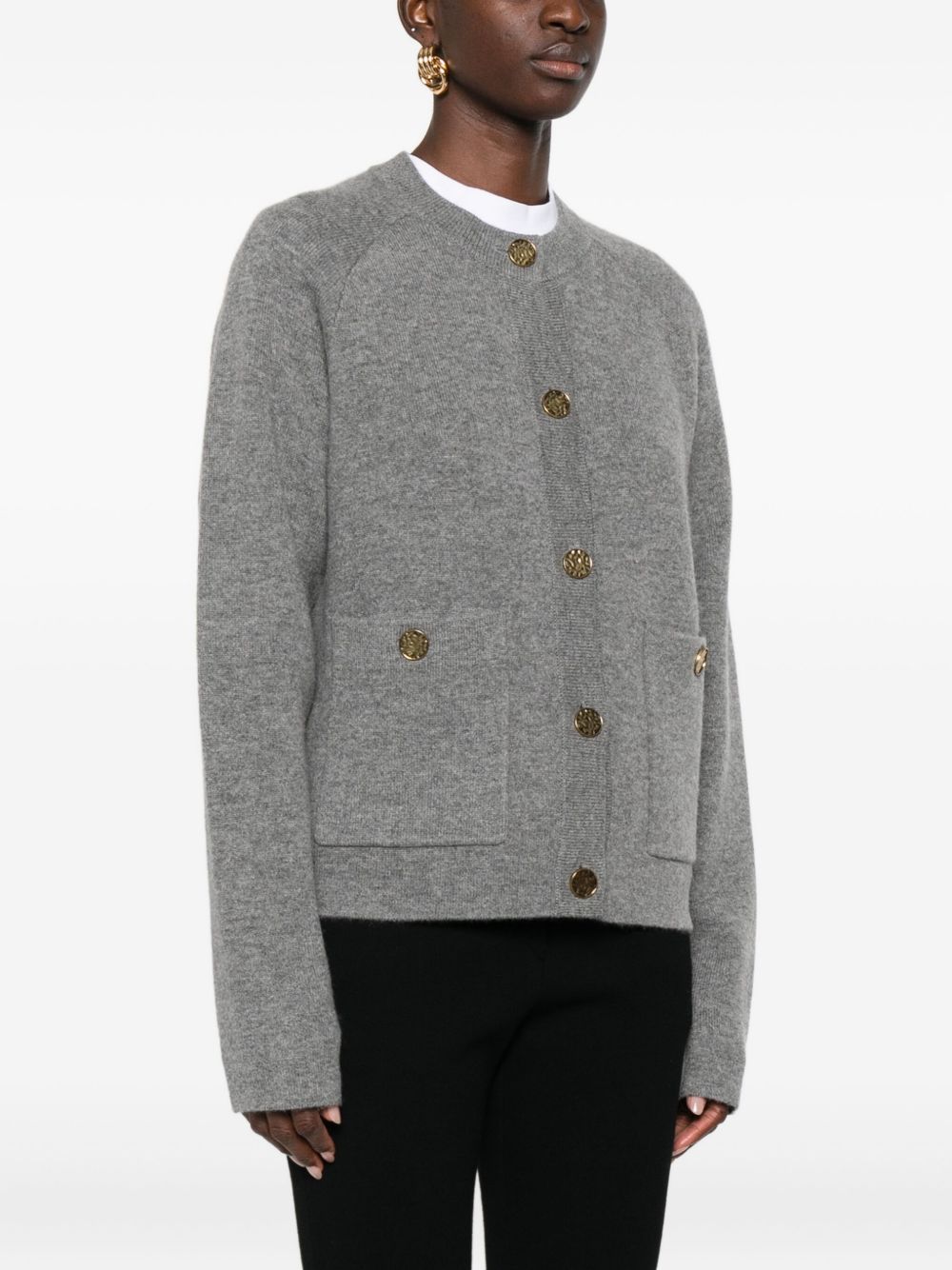 Toteme Main Sweaters Grey Cashmere