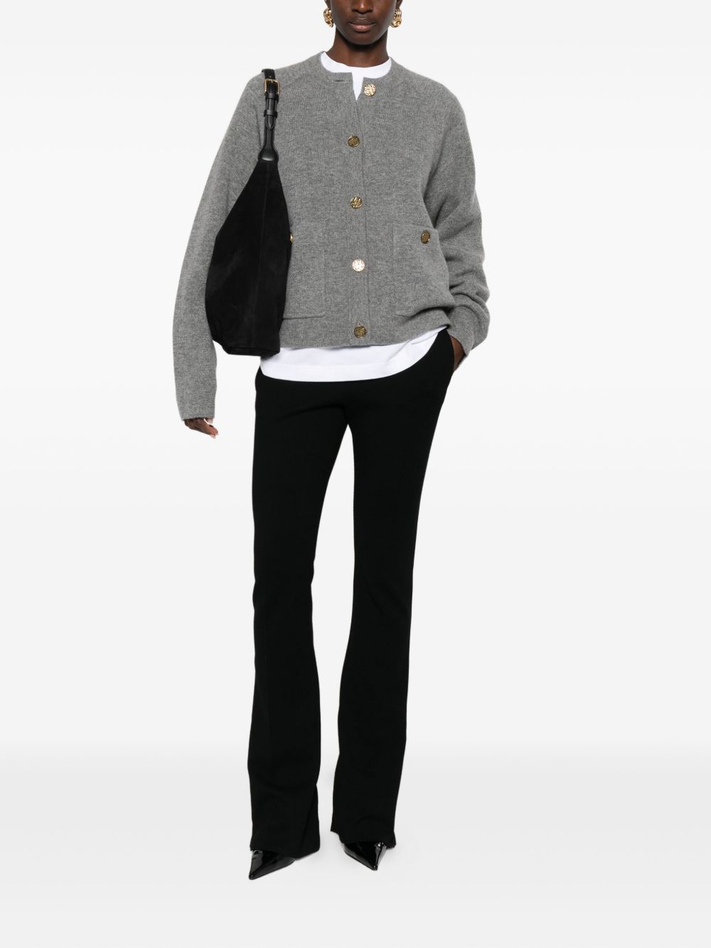 Toteme Main Sweaters Grey Cashmere