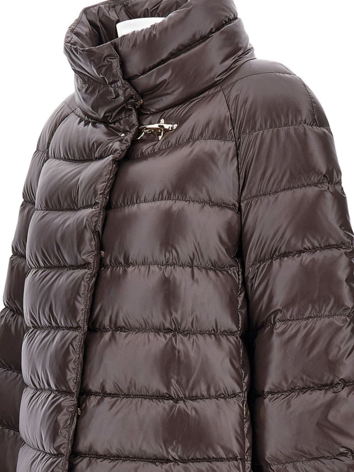 Fay Jackets Brown Synthetic->polyamide100.0 %