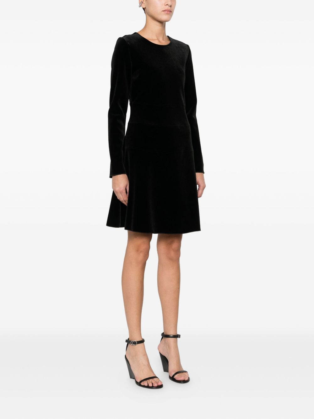 Emporio Armani Dresses Nero Elastane