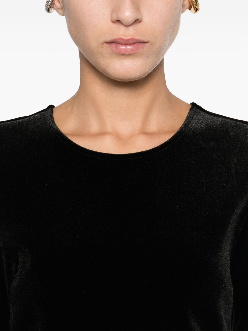 Emporio Armani Dresses Nero Elastane