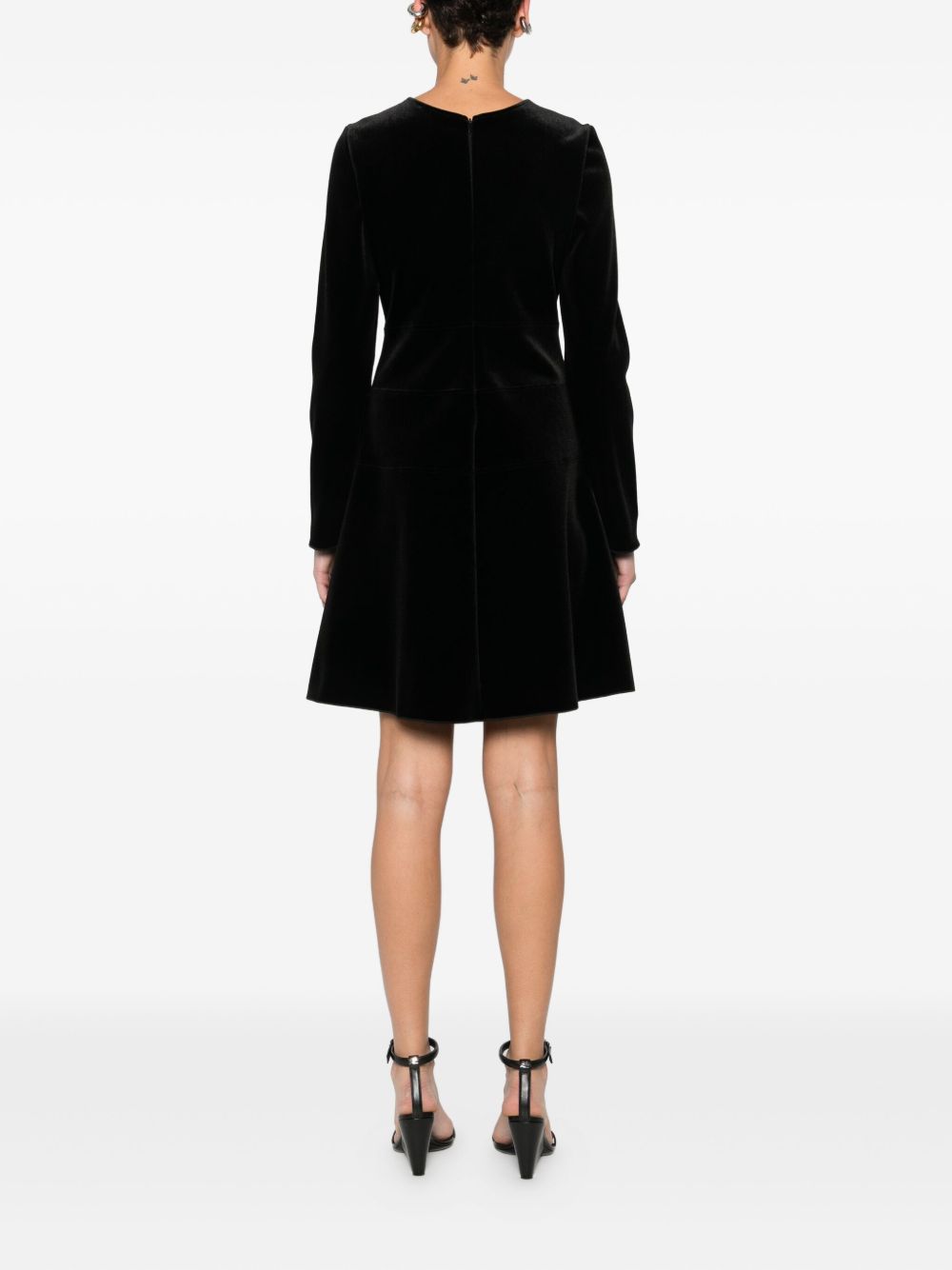 Emporio Armani Dresses Nero Elastane